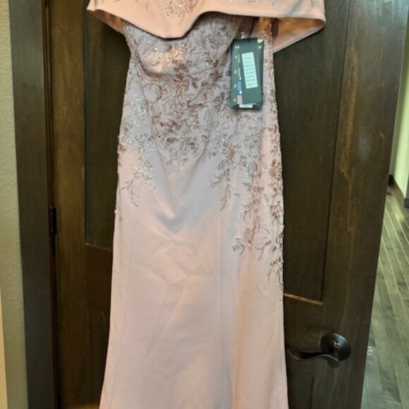 NWT Alexander by Daymor 1866F23 Mother of the Bride Dress Quartz Size 14 - Picture 9 of 10